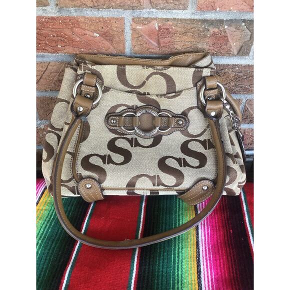 Sophia Caperelli Canvas Logo shoulder bag 12”x 9”x 4” - Picture 1 of 12